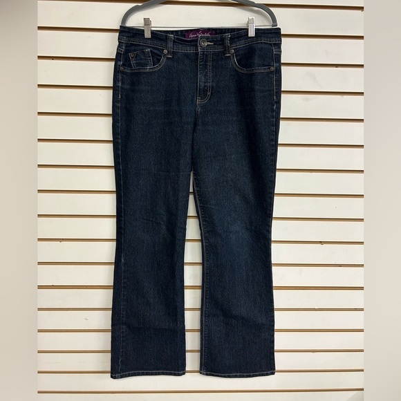 Gloria‎ Vanderbilt Isabelle Flare Jeans Size 14 - Picture 1 of 4